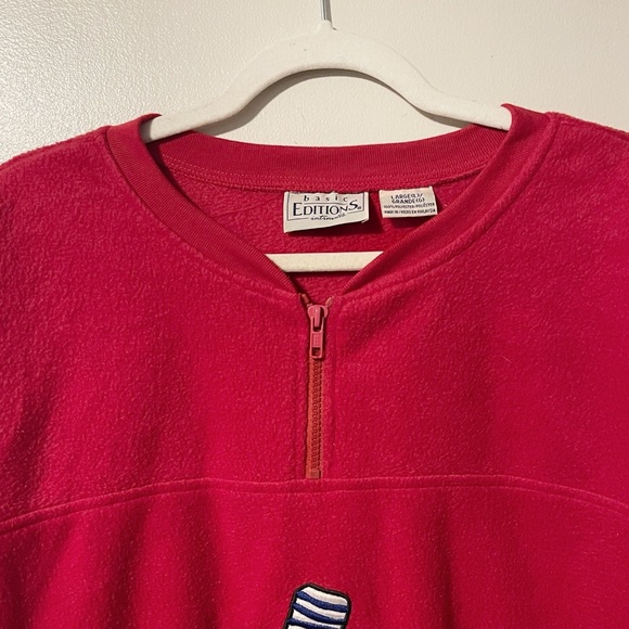 Vintage | Fleece Cozy Snowman Pajamas Nightgown Sleep Shirt - Picture 3 of 8